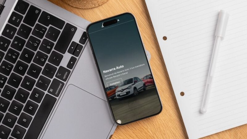 Mockup sito Navarra Auto